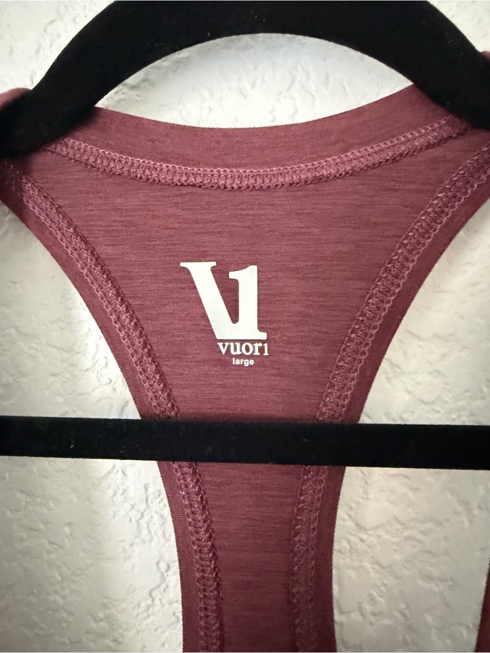 VUORI Lux Performance Tank In Brick Heather Large - Picture 5 of 7